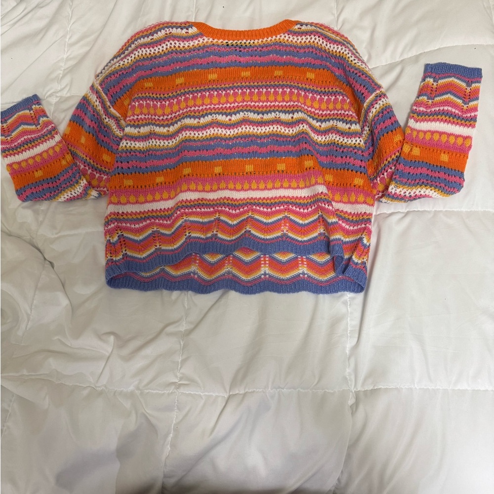 Colorful Striped Women's Sweater